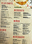 El Cerrito Mexican menu