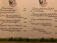 Gasthaus Andrelang menu