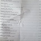 Sole Mio menu