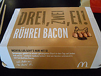 McDonald`s menu