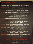 Lily Bean Micro-roasted Coffee menu