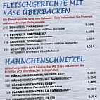 Pizzeria Bei Toni menu