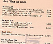 Les PÊcheurs menu