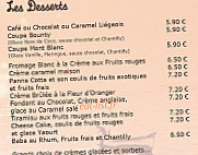 Les PÊcheurs menu