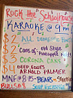 Little Red School House menu