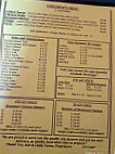 The Painted Lady Saloon menu