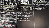 Yellow Corner menu