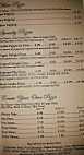 Pizza Cafe menu