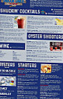 Shuckin' Shack Oyster menu