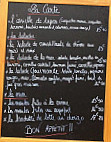 Le P'tit Bistro menu