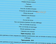 La Croisette menu