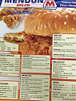 Mendon Quick Stop menu