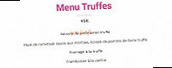 Le Mas de Lily Rose menu