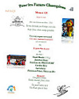 Le Saint Moritz menu