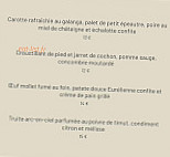 Moulin De Ponceau menu