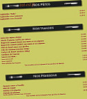 La Bistoure menu