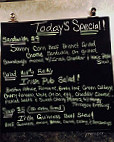 Main Street Coffee menu