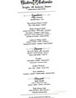 Bistro D'antonio menu