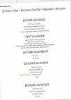 Nulle part ailleurs menu