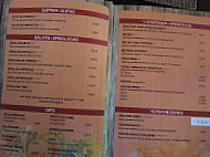 Pajaro Negro menu