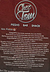 Chez Tom menu