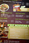 Le Rif Marrakech menu