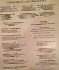 Girasole menu