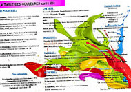 La Table Des Couleurs menu