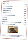 Auberge Hazemann menu