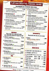 Taj Mahal menu