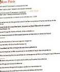 Bistrot du Terroir menu