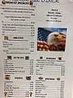 Memorial Diner menu