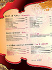 Taj Mahal menu