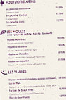 Le Matisse menu