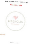 Le Magnolia menu