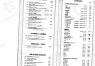 Pizzeria le Rose menu