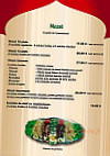 Le libanais menu