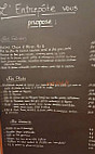 L'entrepôte menu