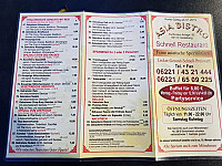 Asia Bistro Heidelberg menu