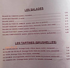 Le Croc' menu