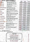 Pizza Bella menu