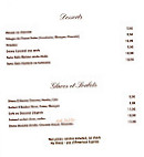 Le Canastel menu