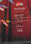 Wasabi menu