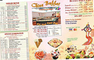 China Buffett menu