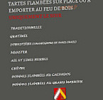 Restaurant des Lys d'Alsace menu