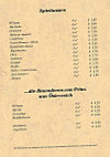 Alt Medenheimer Stube menu