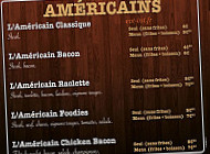 Foodies menu