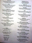 Stone Oven menu