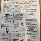 Cal Barquer menu