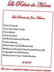 Le Relais Du Haras menu